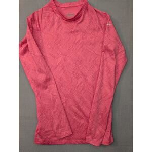 Nike Pro Combat Therma-fit Top Shirt Women's Medium Hot Pink Fitted Base layer
